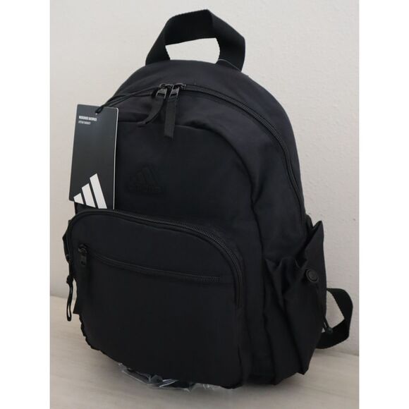 Adidas 5157744-IR0739 Unisex O/S Black 16" Laptop Sleeve Weekender Backpack - Picture 7 of 16